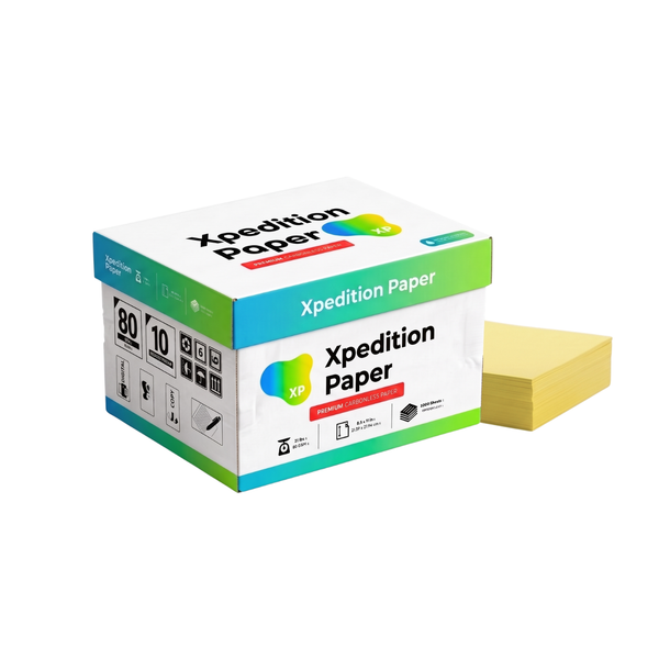 Autocopiante XpeditionPaper Digital/ CFB / Canario / 80gr / Carta / 5000 hojas (X01C-C)
