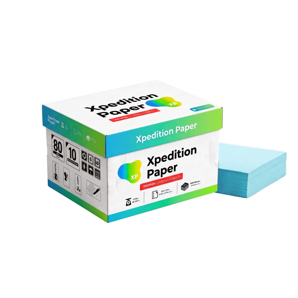 Autocopiante XpeditionPaper Digital/ CF / Azul / 80gr / Carta / 5000 hojas (X02A-C)