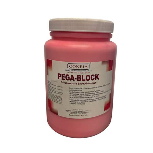 Pega-Block Adhesivo Para Encuadernación (Rojo) (PBR-1)